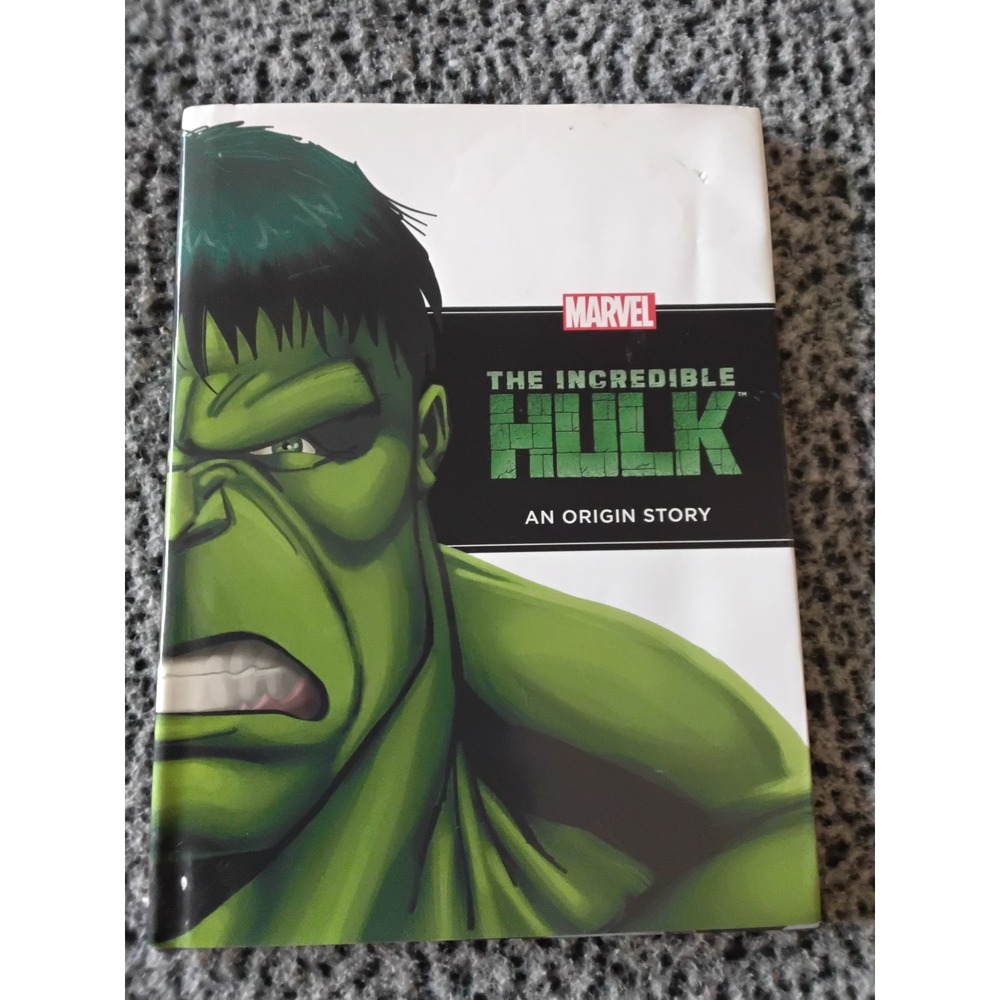 Marvel The Incredible Hulk An‎ Origin Story Hardcover Book Kids Bruce Banner